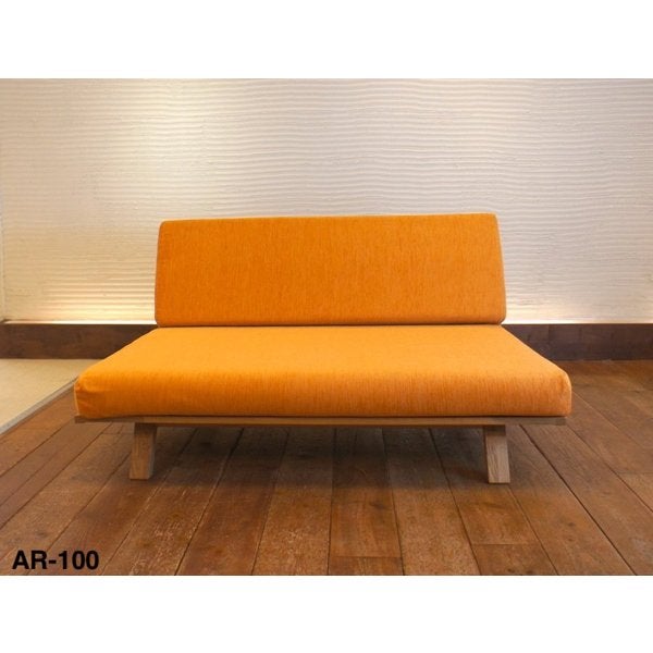 札幌市/清田区 札幌発 SabiSabi/サビサビ RM2Pソファ オレンジ系 替え